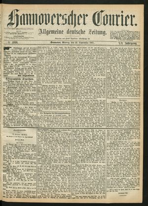 Hannoverscher Kurier vom 23.09.1867