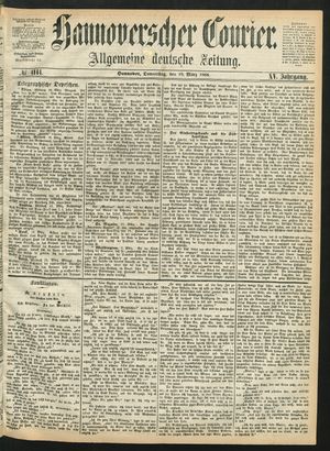 Hannoverscher Kurier vom 19.03.1868