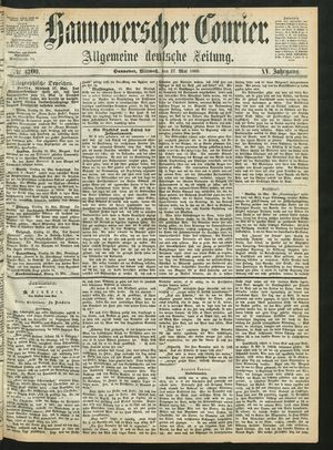 Hannoverscher Kurier vom 27.05.1868