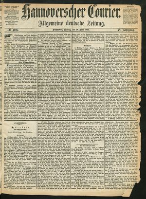 Hannoverscher Kurier vom 26.06.1868