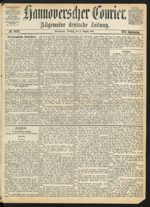 Hannoverscher Kurier on Aug 17, 1869