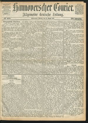 Hannoverscher Kurier vom 23.08.1869
