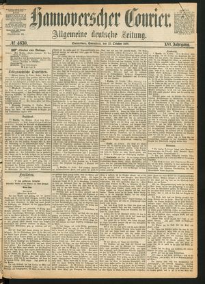 Hannoverscher Kurier on Oct 23, 1869