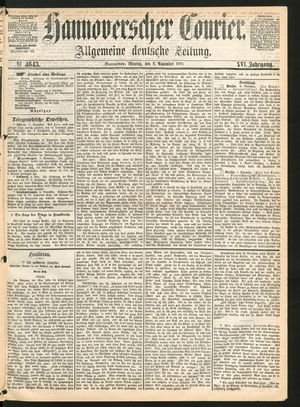 Hannoverscher Kurier vom 08.11.1869