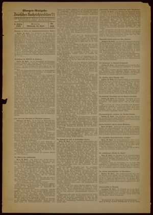 Deutsches Nachrichtenbüro vom 29.04.1936