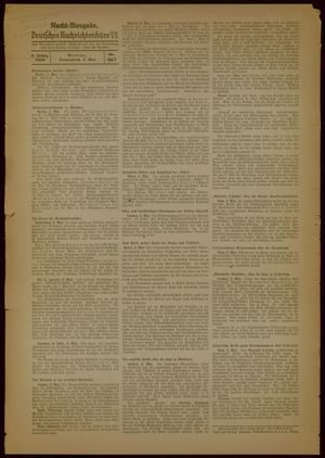 Deutsches Nachrichtenbüro on May 2, 1936