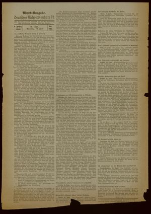 Deutsches Nachrichtenbüro vom 16.06.1936