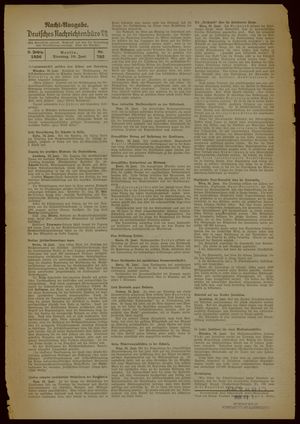 Deutsches Nachrichtenbüro vom 16.06.1936