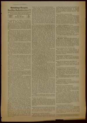 Deutsches Nachrichtenbüro vom 22.06.1936