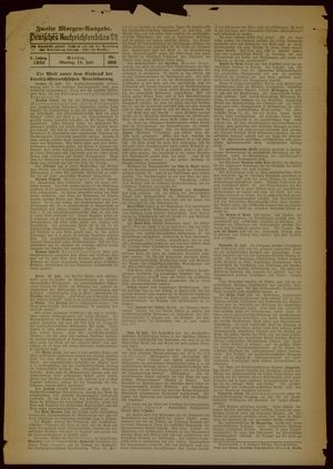 Deutsches Nachrichtenbüro vom 13.07.1936