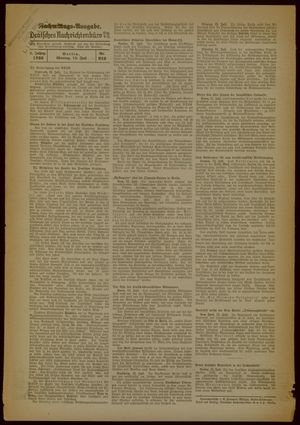Deutsches Nachrichtenbüro vom 13.07.1936