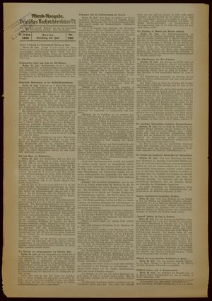 Deutsches Nachrichtenbüro vom 28.07.1936