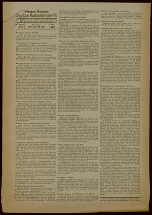 Deutsches Nachrichtenbüro vom 29.07.1936