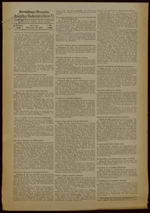Deutsches Nachrichtenbüro vom 29.07.1936