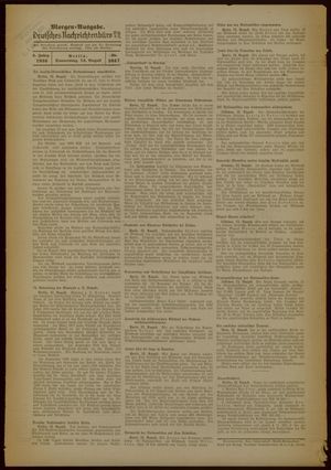 Deutsches Nachrichtenbüro vom 13.08.1936