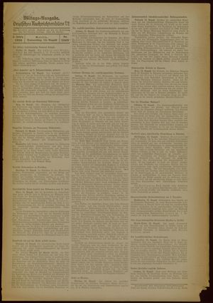 Deutsches Nachrichtenbüro vom 13.08.1936