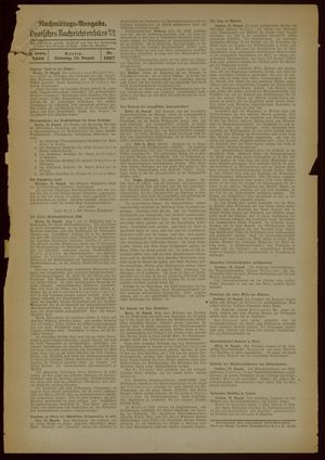 Deutsches Nachrichtenbüro vom 18.08.1936