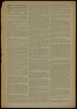 Deutsches Nachrichtenbüro vom 18.08.1936