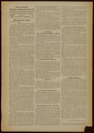 Deutsches Nachrichtenbüro vom 10.09.1936