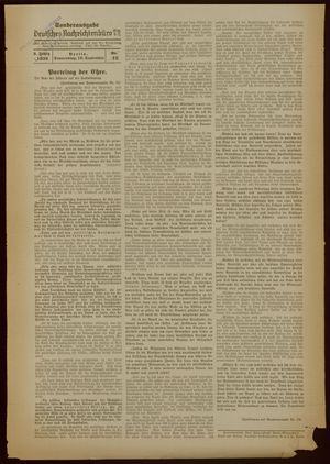 Deutsches Nachrichtenbüro vom 10.09.1936
