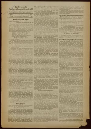 Deutsches Nachrichtenbüro vom 10.09.1936