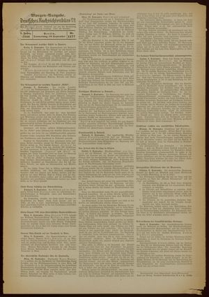 Deutsches Nachrichtenbüro vom 10.09.1936