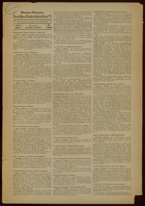 Deutsches Nachrichtenbüro vom 02.10.1936