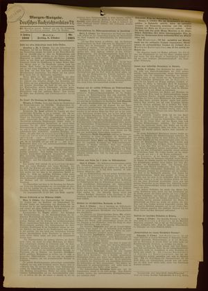 Deutsches Nachrichtenbüro vom 09.10.1936