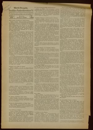 Deutsches Nachrichtenbüro vom 09.10.1936