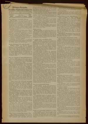 Deutsches Nachrichtenbüro vom 10.10.1936