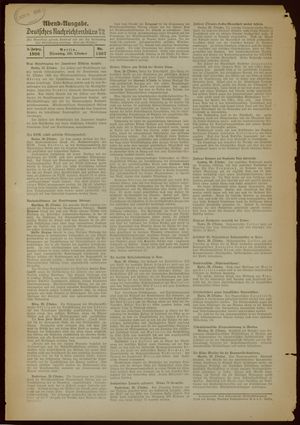 Deutsches Nachrichtenbüro vom 20.10.1936