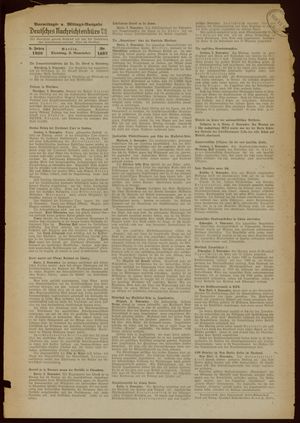 Deutsches Nachrichtenbüro vom 03.11.1936