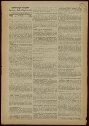 Deutsches Nachrichtenbüro vom 17.11.1936