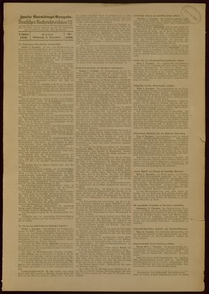 Deutsches Nachrichtenbüro vom 02.12.1936