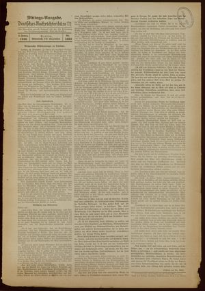 Deutsches Nachrichtenbüro on Dec 16, 1936
