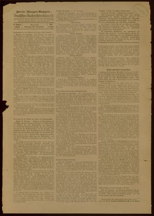 Deutsches Nachrichtenbüro vom 28.12.1936