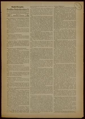 Deutsches Nachrichtenbüro vom 17.02.1937