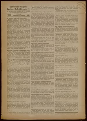 Deutsches Nachrichtenbüro vom 18.02.1937