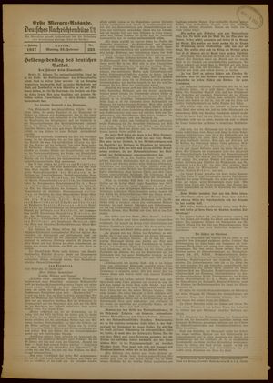 Deutsches Nachrichtenbüro vom 22.02.1937