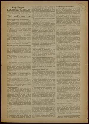 Deutsches Nachrichtenbüro vom 22.02.1937