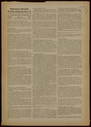 Deutsches Nachrichtenbüro vom 22.04.1937