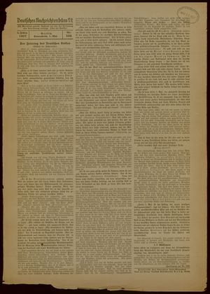 Deutsches Nachrichtenbüro vom 01.05.1937