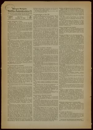 Deutsches Nachrichtenbüro vom 11.05.1937