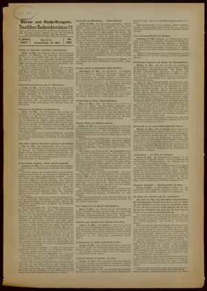 Deutsches Nachrichtenbüro vom 13.05.1937