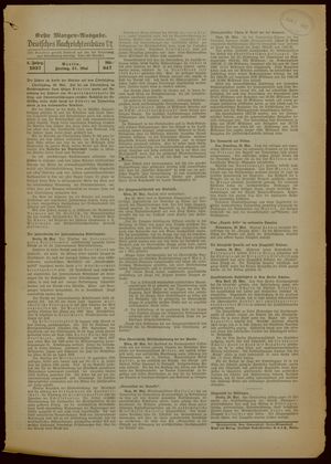 Deutsches Nachrichtenbüro on May 21, 1937