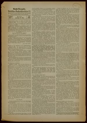Deutsches Nachrichtenbüro on May 21, 1937