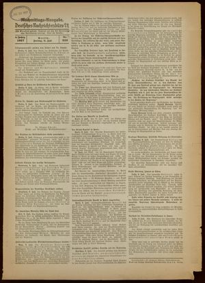 Deutsches Nachrichtenbüro vom 09.07.1937