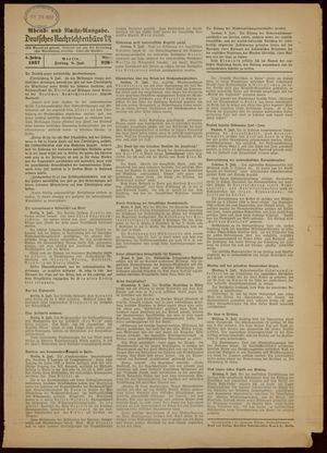 Deutsches Nachrichtenbüro vom 09.07.1937