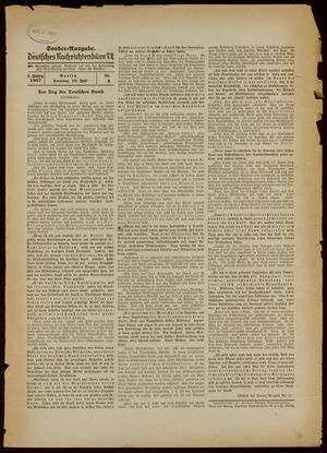 Deutsches Nachrichtenbüro vom 18.07.1937