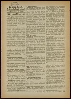 Deutsches Nachrichtenbüro vom 29.07.1937